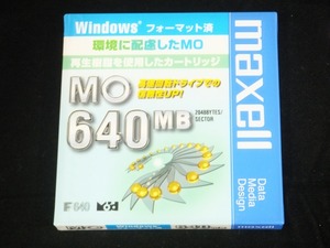 期間限定セール 【未使用】 マクセル maxell 【未開封】MOディスク 640MB Windowsフォーマット MA-M640.WIN.B1E
