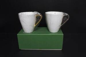 【未使用品】Noritake　ノリタケ　マグペアセット　金銀　ノリタケチャイナ