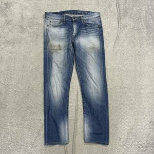 1円スタート! （15）JAPAN BLUE JEANS ジャパンブルージーンズ 32インチ ストレートデニム インディゴ コットン メンズ ボトムス 最落なし