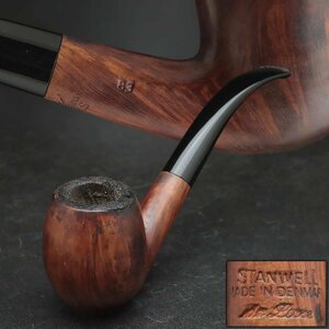 ER256 【STANWELL】De Laxe #83 スタンウェル パイプ 全長14.8cm 重50g 喫煙具 デンマーク製