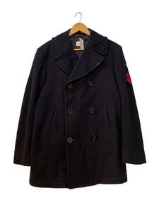 MILITARY◆米軍/OVERCOAT/ピーコート/40/ウール/BLK/8405-01-154-5789