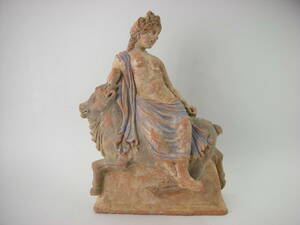 博物館級！ヘレニズム時代 古代ギリシャ テラコッタ 裸婦像 紀元前3～1世紀頃 高さ34.0cm★ギリシャ神話 古代ローマ 発掘品 古代遺跡