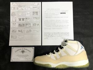 1995年Michael Jordan エアジョーダン11マイケルジョーダン本人直筆サイン入り 31cm us13 michaeljordansigned michaeljordanautograph