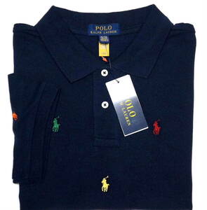 【新品】ラルフローレン ■ 鹿の子ポロシャツ ■ レディース L~LL / US Boys XL ■ ポニー 総柄 All Over Pony POLO RALPH LAUREN 正規品