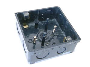 MIRAI 未来工業 CDO-4A 埋込四角アウトレットボックス 電材 樹脂ボックス コンセント スイッチ 中古1個