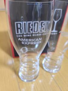 新品　AMEX　RIEDEL リーデル ビール グラス ペアセット リーデル・オービア 245ml 日本限定 アメックス　非売品