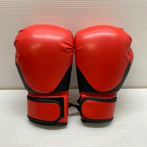 MIN【中古品】 MSMS ボクシング グローブ メーカー 不明 カラー ： 赤 レッド 〈127-240217-CN-5-MIN〉