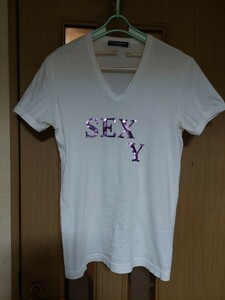 激レア　DOLCE&GABBANA ドルチェ&ガッバーナ　スパンコール　SEXY　Tシャツ　44