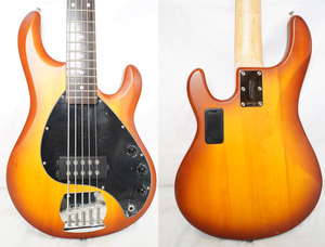 ★Sterling by Musicman★S.U.B RAY5 Sting Ray 5弦ベース Honey Burstミュージックマン 状態良好★