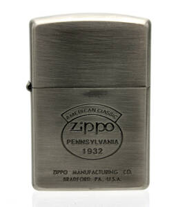 90’S ZIPPO ジッポ 1998年製 AMERICAN CLASSIC PENNSYLNANIA ペンシルバニア オイルライター ガンメタ ビンテージ