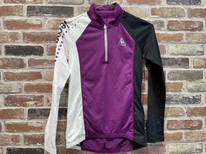 ルコックスポルティフ Le coq sportif 長袖ハーフジップジャージ レディース（S） 紫 ＱＣ-815103