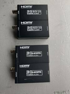 【3g sdi to hdmi audio】【3g hdmi to sdi audio】3G-SDI/HD-SDI/SD-SDI 変換器 アダプタ セットAC欠品