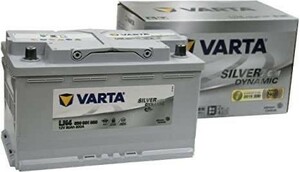 VARTA ファルタ 輸入車用　バッテリー　SILVER DYNAMIC AGM LN4 580 901 080 12V 80Ah 800A ベンツ　レンジローバー　アイドリングストップ