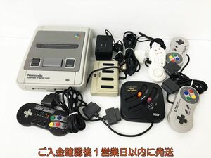 【1円】任天堂 スーパーファミコン 本体 周辺機器 まとめ売り セット スーファミ SFC 未検品ジャンク コントローラー DC07-935jy/G4