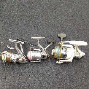 リールまとめて3点 Daiwa ダイワ TRISO 2500LBD /ダイワ IMPULT 2500LB /RYOBI リョービ ECUSIMA 6000Si エクシマ スピニングリール み