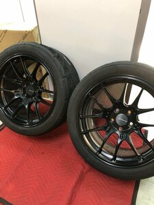 ★ レクサス RC F USC10 装着 社外 エンケイ ENKEI GTC02 18インチ アルミホイール リア用 2本SET 10J +25 114.3 5穴 JJ