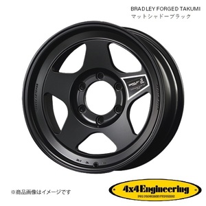 ブラッドレーフォージド 匠 16インチ 6穴 6H 139.7 6.5J -5 4WD 用 ホイール 5本 マットシャドーブラック BRADLEY FORGED TAKUMI