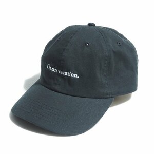 M3967f13　▼EVERYDAY I LIKE ドゥーズィエムクラス▼　新品 23SS LOGO CAP コットン キャップ ブラック / 黒 刺繍ロゴ レディース