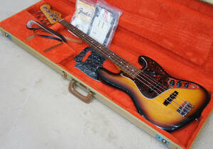 Fender USA 97年 American Vintage Jazz Bass 62 JB-62 フェンダー ジャズベース アメリカン・ビンテージ 3-Color Sunburst サンバースト