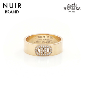 エルメス HERMES リング・指輪 ダイヤモンド Au750 サイズ51 12号 ゴールド