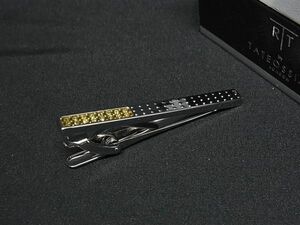 ■新品同様■ TATEOSSIAN タテオシアン ラインストーン タイピン アクセサリー 紳士 ビジネス メンズ シルバー系 AW5250