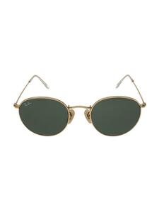 Ray-Ban◆ROUND METAL/サングラス/ボストン/メタル/GLD/メンズ/RB3447