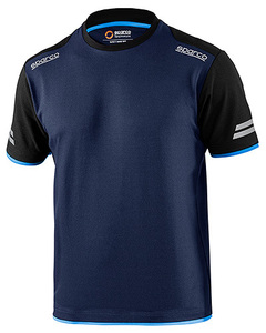 SPARCO（スパルコ） Tシャツ TECH-T-SHIRT ネイビーxブルー Mサイズ