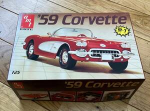 5173-1Q　AMT　’59 Corvette コルベット　1/25　車　カー　プラモデル