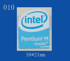 即決010【 Pentium M 】エンブレムシール追加同梱発送OK■ 条件付き送料無料 未使用