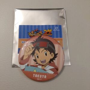 デジモンフロンティア 20周年Anniversary POP UP STORE 限定 缶バッジ 神原拓也★digimon frontier adventure AMNIBUS お泊まり パジャマ