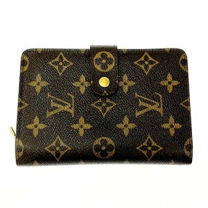 【1円スタート】LOUIS VUITTON ルイ・ヴィトン M61207 モノグラム ポルトパピエジップ PVC ブラウン 二つ折り 財布 265316