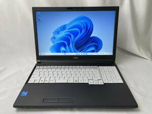 ★1円～スタート！富士通 LIFEBOOK A5511/HX ◆Intel Core i5-1135G7 @ 2.40GHz ◆メモリ8GB/SSD256GB/DVD ※Windows 11【現状品】917