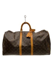 LOUIS VUITTON◆キーポル55_モノグラム・キャンバス_BRW/PVC/BRW/モノグラム