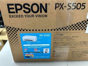 【新品未開封品・純正セットアップインク付属・メーカー保証付き】●EPSON(エプソン) A4 ビジネスインクジェットプリンター PX-S505●