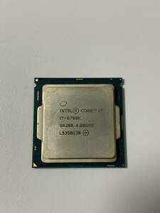X50 デスクトップパソコン用CPU INTEL CORE i7-6700K SR2BR 4.00GHZ L535B138 e4 現状