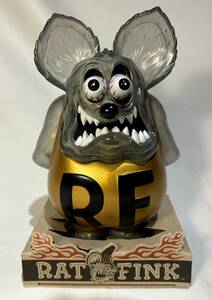 ラットフィンク★SECRETBASE Rat Fink X-Ray GOLD 蓄光（検 シークレットベース USA フィギュア ソフビ TOY アメコミ アメリカ