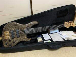 【値引き！4月19日まで！】 美品 Sadowsky NYC Custom Bass 5string 24F Buckeye Burl レア