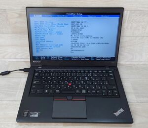 【BIOS起動確認済み】 Lenovo レノボ ThinkPad T450s　Core i7-5600U　メモリ 8GB HDD 1TB　ノートPC パソコン　G240411009