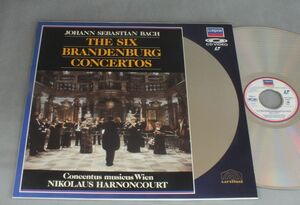 ★独LD HARNONCOURT/BACH SIX BRANDENBURG CONC.★