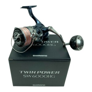 ττ SHIMANO シマノ リール スピニングリール 21ツインパワーSW6000HG 04225 目立った傷や汚れなし