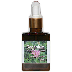 30ml ゼラニウム エジプト ワイルド 精油 エッセンシャルオイル Pelargonium graveolens 100%天然 送185 同梱可