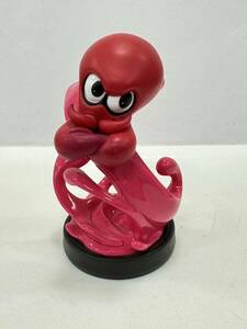 【1円スタート！】Splatoon amiibo スプラトゥーン アミーボ Octopus オクトパス タコ レッド NVL-001 中古 フィギュア ゲーム