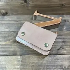 トラッカーウォレット 105 ミニ 栃木レザー サドルレザー 小さい財布