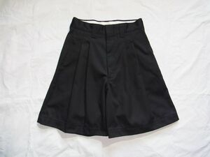 ★美品・未着用★ THE SHINZONE シンゾーン TOM BOY SHORTS トムボーイショーツ size34 ブラック 日本製 ★古着 21MMSPA09 ツータック