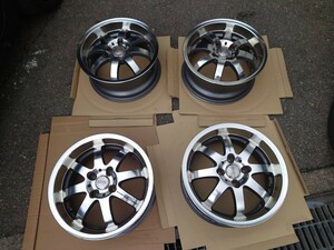 ☆ MUGEN NRアルミホイール 15×6.5J オフセット+50 PCD100 4穴フィットGE8等 簡易清掃済み☆