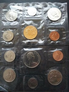 カナダ コイン ミントセット 1970年 1995年 硬貨 古銭 コレクション