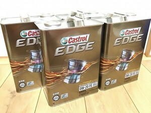 4L×4本 カストロール EDGE エンジンオイル 0W-20 FE SP/GF-6 4輪ガソリン車用