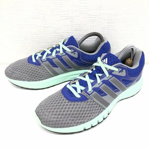 ●美品 adidas アディダス ギャラクシー2 メッシュ ランニングシューズ 23cm シルバー×ミントグリーン スニーカー ジョギング レディース