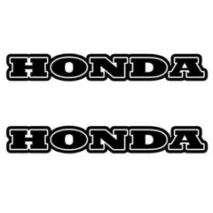 ＜D07＞ カッティングシート　HONDA　ホンダ　２枚セット　ステッカー
