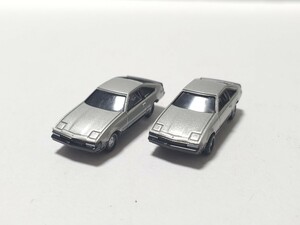 セリカXX シルバー トヨタ TOYOTA CELICA 銀色 2台セット カーコレ 品番 36 カーコレクション 第2弾 トミーテック TOMYTEC